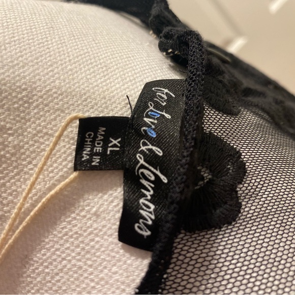 New Free People For Love & Lemons Temecula Mini Dress Size XL - Picture 11 of 12